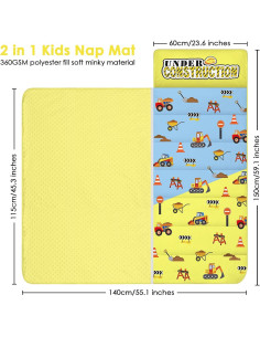 Saco de Dormir Extra Grande Decalsweet para Niños con Almohada 2