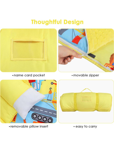 Saco de Dormir Extra Grande Decalsweet para Niños con Almohada