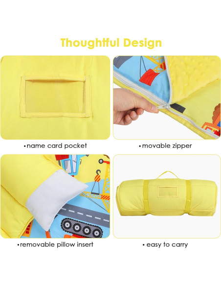 Saco de Dormir Extra Grande Decalsweet para Niños con Almohada Saco de Dormir Extra Grande Decalsweet para Niños con Almohada