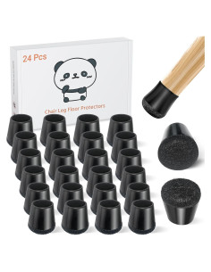 24 Protectores de Suelo para Patas de Silla Meldel - Extra Pequeño