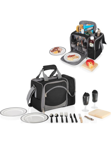 Cesta de Picnic Malibu Cooler PICNIC TIME para 2, Aislada