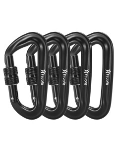 Clips de Carabineros de Cierre Pesado Favofit 12KN - 4 Piezas