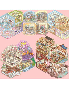 Set de Stickers 3D Terapéuticos TIYIMIYUXU - 20 Escenas 2