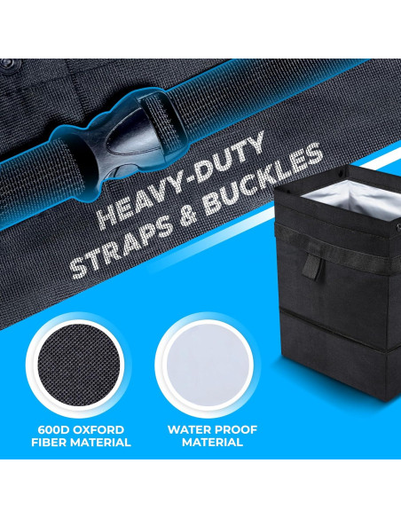 Bolsa de Basura para Auto EcoNour 21.8x23.5cm Impermeable