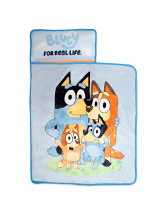 Colchoneta para Niños Bluey con Almohada y Manta 116x53 cm