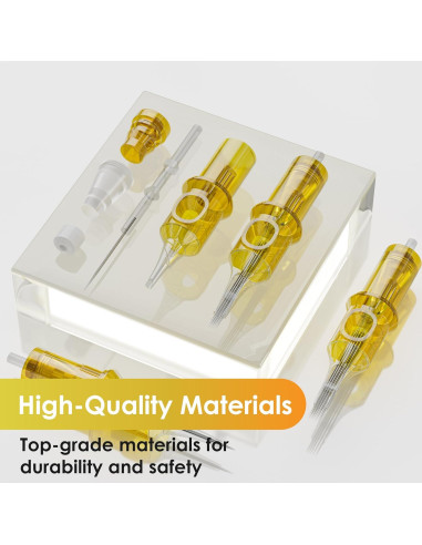 50 Agujas de Cartucho de Tatuaje Neebol Estándar RL Mixtas