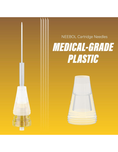 50 Agujas de Cartucho de Tatuaje Neebol Estándar RL Mixtas