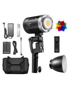 Godox ML60 Luz LED de Video Portátil 60W 69000Lux 5600K