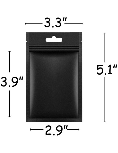 100 Bolsas de Almacenamiento Reutilizables Joyhey 8.5x13 cm