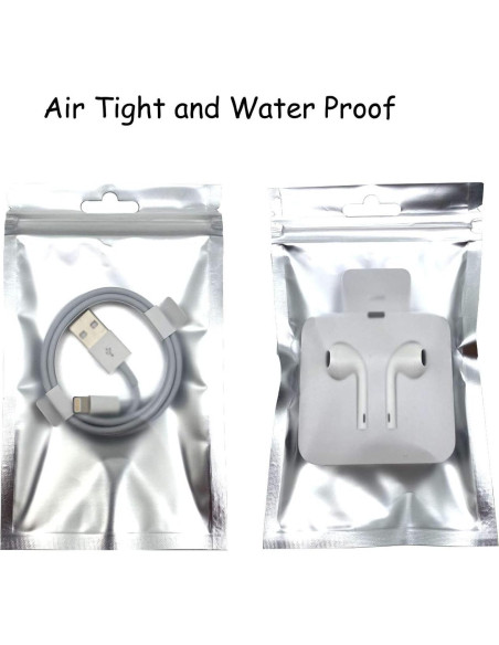 100 Bolsas de Almacenamiento Reutilizables Joyhey 8.5x13 cm