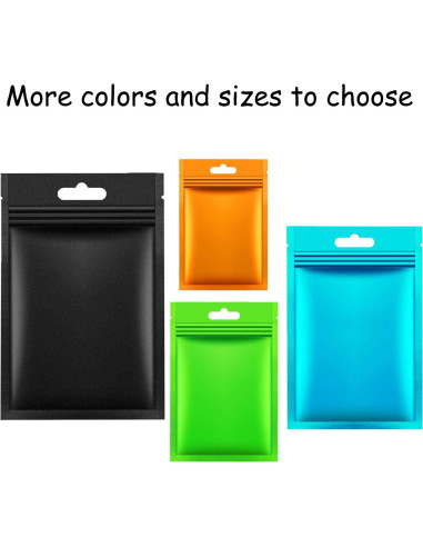 100 Bolsas de Almacenamiento Reutilizables Joyhey 8.5x13 cm