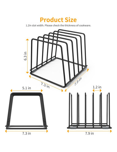 Organizador de Cocina LAEMYFYRE para Tablas de Cortar y Utensilios