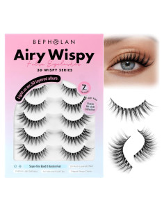 Pestañas Postizas Bepholan 7 Pares Naturales Reutilizables