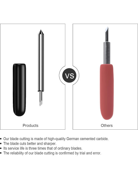 Cuchillas de Corte Hadwoer 10PCS Punta Fina para Maker y Explore