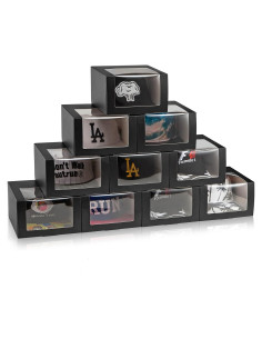 Cajas de Regalo Negras LADYBRO para Gorras - Paquete de 10