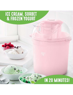Fabricante de Helados Eléctrico GreenLife 1.5L Rosa 2
