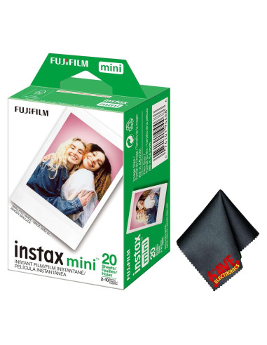 Película Instantánea Fujifilm Instax Mini 20 Exposiciones + Paño