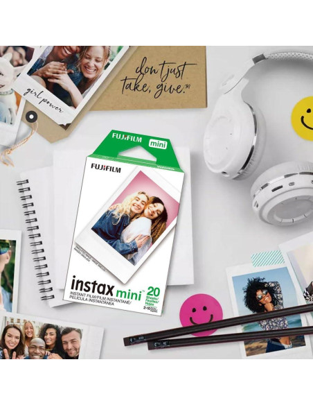Película Instantánea Fujifilm Instax Mini 20 Exposiciones + Paño