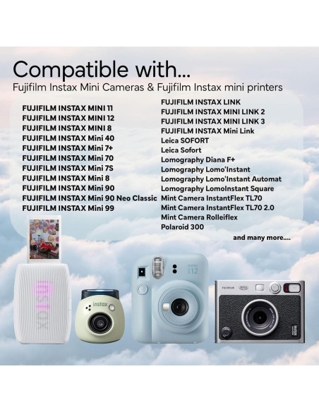 Película Instantánea Fujifilm Instax Mini 20 Exposiciones + Paño