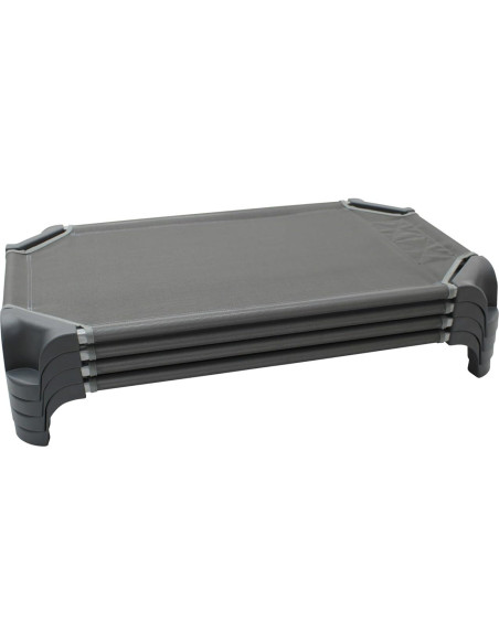 Camas Apilables para Niños FDP - 4 Piezas 101.6 cm Gris