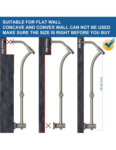 Cabezal de Ducha de Mano Egretshower 82 Modos Alta Presión 65.41 cm