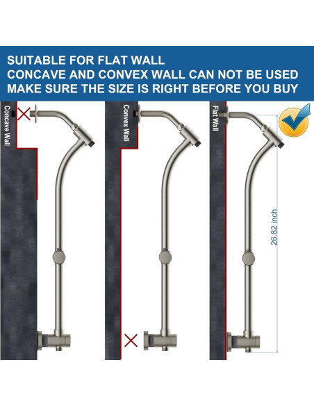 Cabezal de Ducha de Mano Egretshower 82 Modos Alta Presión 65.41 cm
