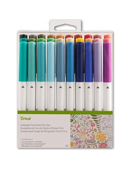 Juego de Plumas de Punta Fina Cricut Ultimate 30 Colores 0.4mm Juego de Plumas de Punta Fina Cricut Ultimate 30 Colores 0.4mm
