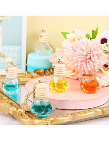 60 Botellas Difusoras Ambientador de Coche Vidrio Mkhaslri 8ml