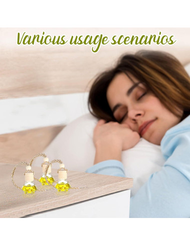 60 Botellas Difusoras Ambientador de Coche Vidrio Mkhaslri 8ml