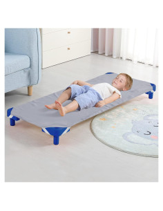 Sábana para Cuna Biloban Gris Microfibra 58x102 cm 2 Piezas