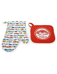 Juego de Manopla de Horno y Soporte para Olla Camco 53259