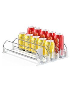 Organizador de Bebidas para Nevera - Empujador Automático 15 Latas
