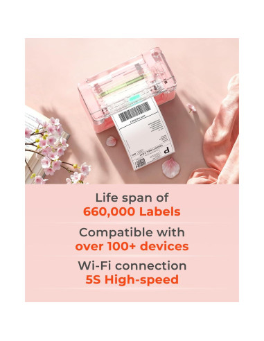 Impresora Térmica Inalámbrica MUNBYN ITPP941AP 203 DPI