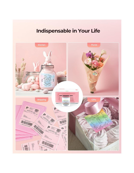 Impresora Térmica Inalámbrica MUNBYN ITPP941AP 203 DPI