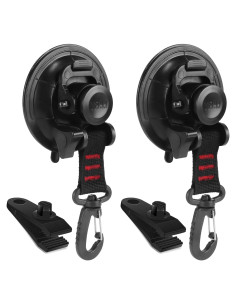 Ventosas de Alta Resistencia Vashly 2 Pzs 31.75 kg para Camping