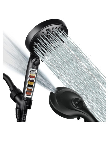 Cabezal de Ducha Filtrado INAVAMZ 10 Modos Alta Presión 150 cm