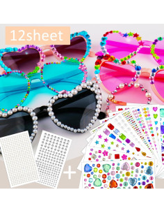 3500 Stickers de Gemas Autoadhesivas PFPNEZR para Manualidades 2