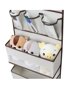 Organizador Colgante para Puerta Univivi 5 Capas Beige PVC 2