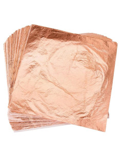 Hojas de Cobre Real Yong Bo 100 Piezas 16 cm para Manualidades