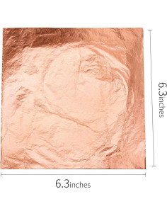 Hojas de Cobre Real Yong Bo 100 Piezas 16 cm para Manualidades 2