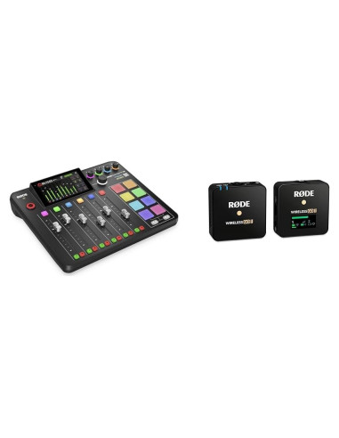 RDE RDECaster Pro II + Wireless GO II Micrófono Inalámbrico