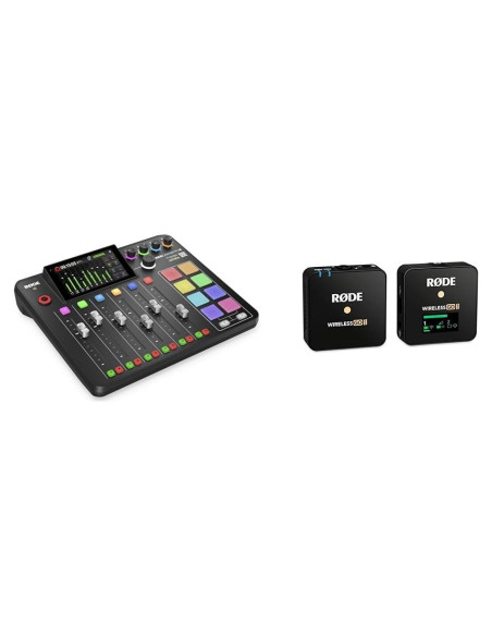 RDE RDECaster Pro II + Wireless GO II Micrófono Inalámbrico