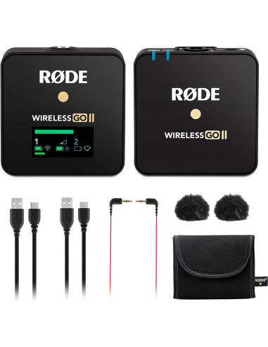 RDE RDECaster Pro II + Wireless GO II Micrófono Inalámbrico
