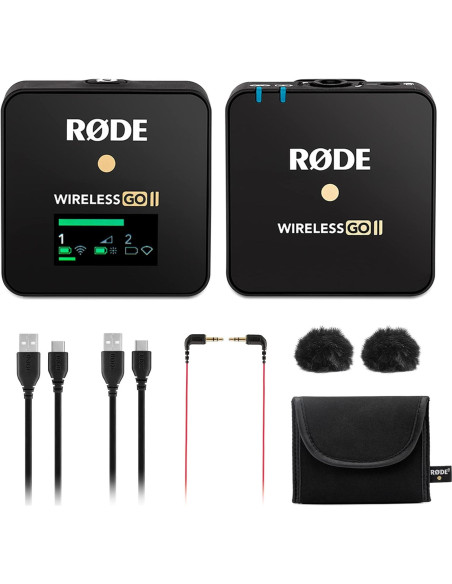 RDE RDECaster Pro II + Wireless GO II Micrófono Inalámbrico