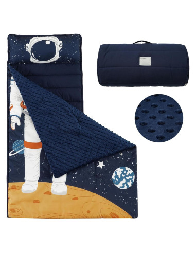 Manta de Siesta para Niños PHF Astronauta 127x51cm con Almohada