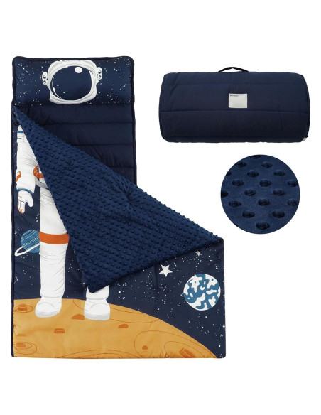 Manta de Siesta para Niños PHF Astronauta 127x51cm con Almohada