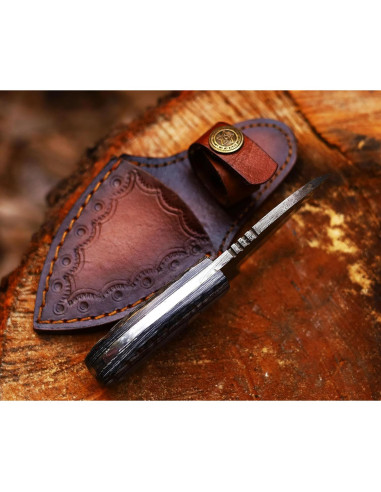 Cuchillo de Caza Damasco Ancilla Mini Exótico 17.78 cm