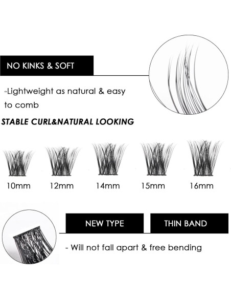 Grupos de Pestañas 144 Pcs Magnetic SL Extensiones Reutilizables Grupos de Pestañas 144 Pcs Magnetic SL Extensiones Reutilizables