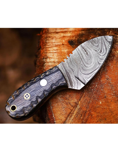Cuchillo de Caza Damasco Ancilla Mini Exótico 17.78 cm