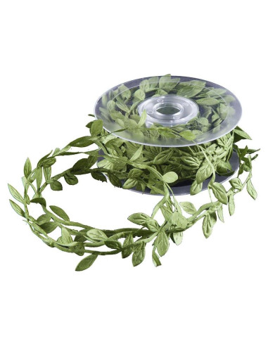 Cinta de Hoja Verde Artificial DECORA 3.05m para Decoración